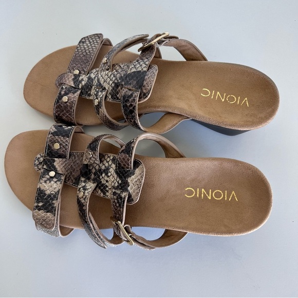 Vionic Women’s Radia Snake Print Sandals - Picture 7 of 10